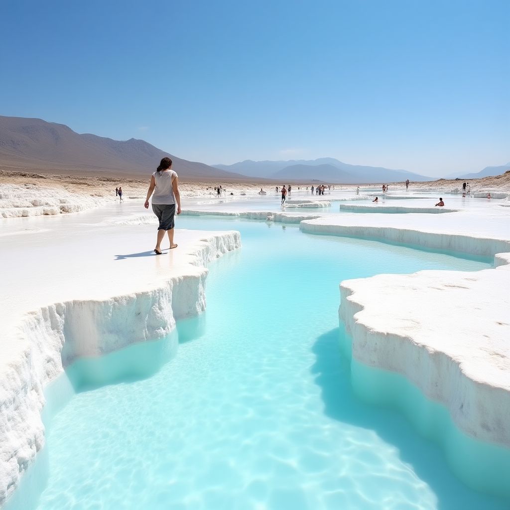 Pamukkale travertenleri ziyareti